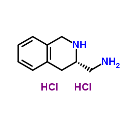 3(R)-AMINOMETHYL-1,2,3,4-TETRAHYDROISOQUINOLINE DIHYDROCHLORIDE结构式