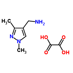 1-(1,3-Dimethyl-1H-pyrazol-4-yl)methanamine ethanedioate (1:1)结构式