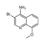 4-Amino-3-bromo-8-methoxyquinoline结构式