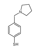 4-(1-Pyrrolidinylmethyl)thiophenol结构式