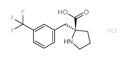 (S)-2-(3-(TRIFLUOROMETHYL)BENZYL)PYRROLIDINE-2-CARBOXYLIC ACID HYDROCHLORIDE structure