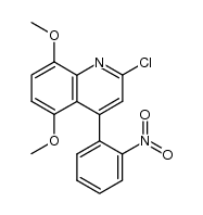 2-chloro-5,8-dimethoxy-4-(2-nitrophenyl)quinoline Structure