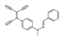 2-[4-[(benzylideneamino)-methylamino]phenyl]ethene-1,1,2-tricarbonitrile结构式