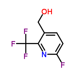(6-fluoro-2-(trifluoromethyl)pyridin-3-yl)Methanol结构式