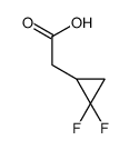 2-(2,2-difluorocyclopropyl)acetic acid Structure