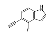 4-fluoro-1H-indole-5-carbonitrile Structure