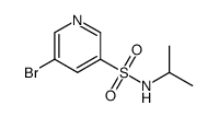 5-bromo-N-isopropylpyridine-3-sulfonamide structure