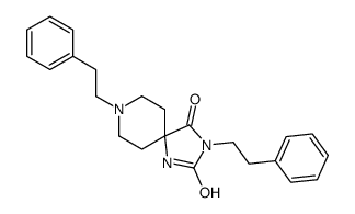 3,8-bis(2-phenylethyl)-1,3,8-triazaspiro[4.5]decane-2,4-dione Structure