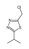 2-(chloromethyl)-5-propan-2-yl-1,3,4-thiadiazole Structure