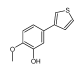 2-methoxy-5-thiophen-3-ylphenol结构式