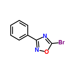 5-Bromo-3-phenyl-1,2,4-oxadiazole structure