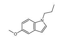 5-methoxy-1-n-propylindole Structure