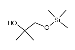 1-[(Trimethylsilyl)oxy]-2-methyl-2-propanol Structure