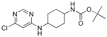 (1R,4R)-[4-(6-Chloro-pyriMidin-4-ylaMino)-cyclohexyl]-carbaMic acid tert-butyl ester Structure