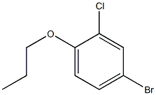 4-Bromo-2-chloro-1-propoxybenzene Structure