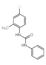 Urea,N-(4-chloro-2-methylphenyl)-N'-phenyl-结构式