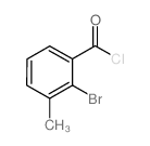 2-Bromo-3-methylbenzoyl chloride Structure