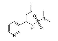 N'-(1-(pyridin-3-yl)-but-3-enyl)-N,N-dimethylsulfonamide Structure