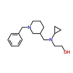 2-{[(1-Benzyl-3-piperidinyl)methyl](cyclopropyl)amino}ethanol Structure