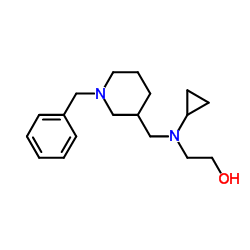 2-{[(1-Benzyl-3-piperidinyl)methyl](cyclopropyl)amino}ethanol结构式