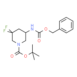 tert-butyl 5-(benzyloxycarbonylamino)-3,3-difluoropiperidine-1-carboxylate图片