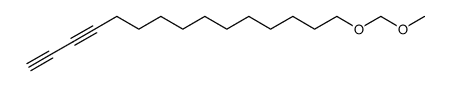 15-(methoxymethoxy)-1,3-pentadecadiyne Structure