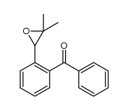 (2-(3,3-dimethyloxiran-2-yl)phenyl)(phenyl)methanone Structure