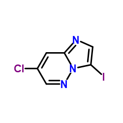 7-Chloro-3-iodoimidazo[1,2-b]pyridazine Structure
