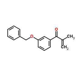 1-[3-(Benzyloxy)phenyl]-2-methyl-2-propen-1-one structure