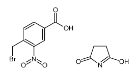 4-bromomethyl-3-nitrobenzoic acid succinimide ester结构式