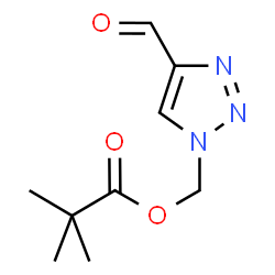 (4-formyl-1H-[1,2,3]-triazol-1-yl)methyl pivalate Structure