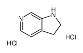 2,3-dihydro-1H-pyrrolo[2,3-c]pyridine,dihydrochloride Structure