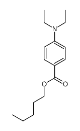 pentyl 4-(diethylamino)benzoate结构式