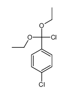 1-chloro-4-[chloro(diethoxy)methyl]benzene Structure