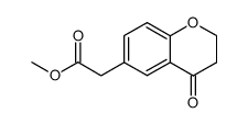 methyl (4-oxo-3,4-dihydro-2H-chromen-6-yl)acetate Structure