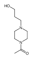 1-[4-(3-羟基丙基)哌嗪-1-基]-1-乙酮结构式