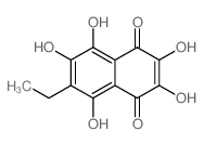 1,4-Naphthalenedione,6-ethyl-2,3,5,7,8-pentahydroxy- picture