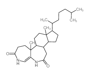 8a,10a-dimethyl-11-(6-methylheptan-2-yl)-3,5,7,8,8a,8b,9,10,10a,11,12,13,13a,13b-tetradecahydro-1h-azepino[3,4-b]indeno[5,4-d]azepine-2,6-dione Structure