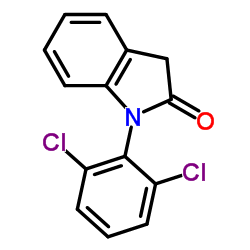 1-(2,6-Dichlorophenyl)-2-indolinone structure