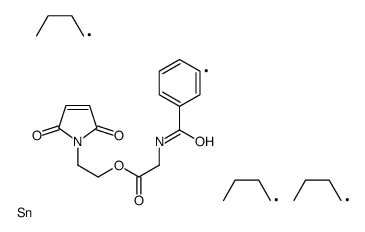 2-(2,5-dioxopyrrol-1-yl)ethyl 2-[(3-tributylstannylbenzoyl)amino]acetate结构式