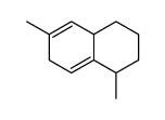1,6-dimethyl-1,2,3,4,4a,7-hexahydronaphthalene Structure