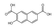 3-HYDROXY-2,7-NAPHTHALENEDICARBOXYLIC ACID structure