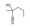 (2S)-2-hydroxy-2-methylpentanenitrile结构式