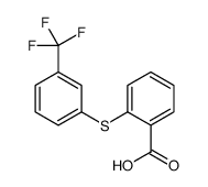 2-{[3-(trifluoromethyl)phenyl]thio}benzoic acid structure