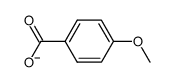 4-methyoxybenzoate ion结构式