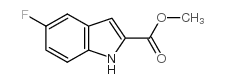 Methyl 5-fluoro-1H-indole-2-carboxylate structure