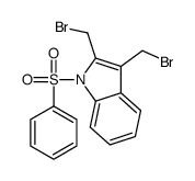 1-(benzenesulfonyl)-2,3-bis(bromomethyl)indole Structure