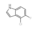 4-Chloro-5-fluoro-1H-indole structure