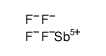 hexafluoroantimony(1-) Structure