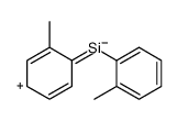 bis(2-methylphenyl)silicon Structure